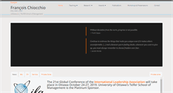 Desktop Screenshot of francoischiocchio.com