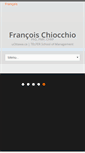 Mobile Screenshot of francoischiocchio.com